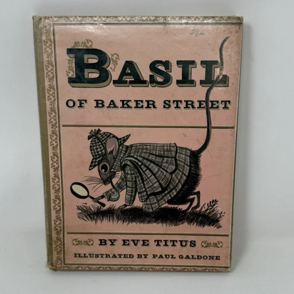 BASIL OF BAKER STREET by Eve Titus - 1958 - Great Mouse Detective, Ex Library
